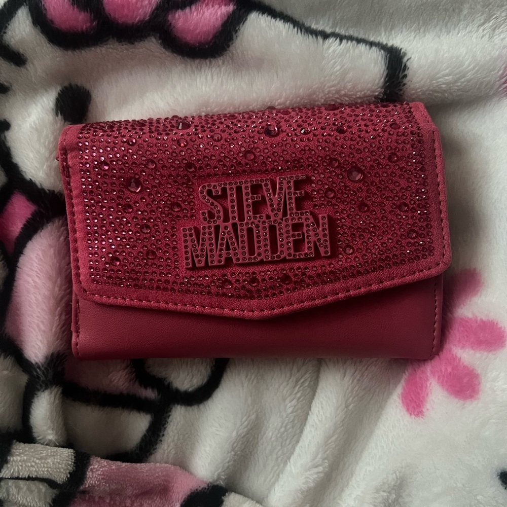 Steve Madden rhinestone wallet